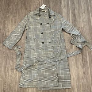 COPY - Black and White Trench Coat